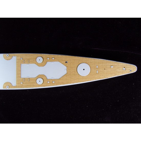 1/400 DKM Gneisenau Wooden Deck for Heller kit #81080 1/400 DKM Gneisenau Wooden Deck for Heller kit #81080