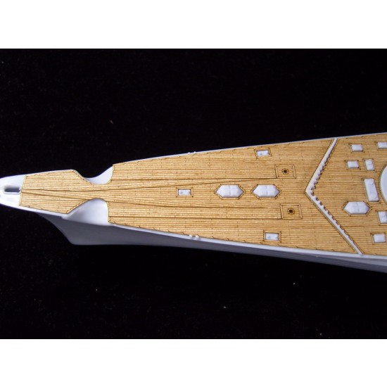 1/400 DKM Gneisenau Wooden Deck for Heller kit #81080 1/400 DKM Gneisenau Wooden Deck for Heller kit #81080