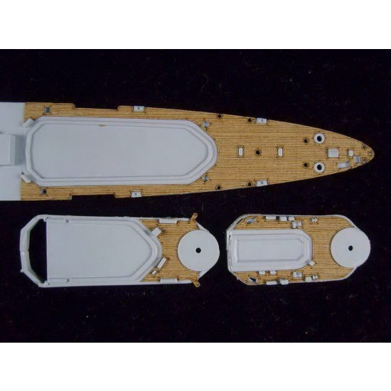 1/600 HMS Belfast Wooden Deck for Airfix kit #A04212 1/600 HMS Belfast Wooden Deck for Airfix kit #A04212