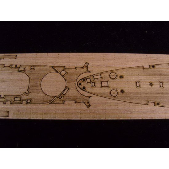 1/600 HMS Belfast Wooden Deck for Airfix kit #A04212 1/600 HMS Belfast Wooden Deck for Airfix kit #A04212