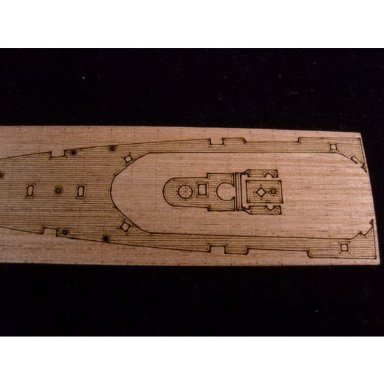 1/600 HMS Belfast Wooden Deck for Airfix kit #A04212 1/600 HMS Belfast Wooden Deck for Airfix kit #A04212
