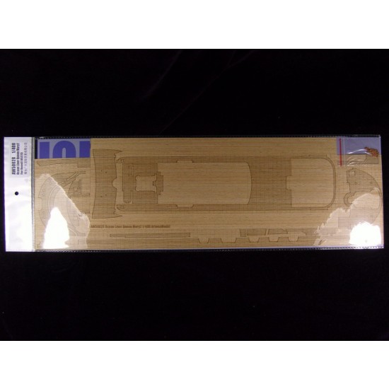 1/400 Ocean Liner Queen Mary 2 Wooden Deck for Revell kit #05223