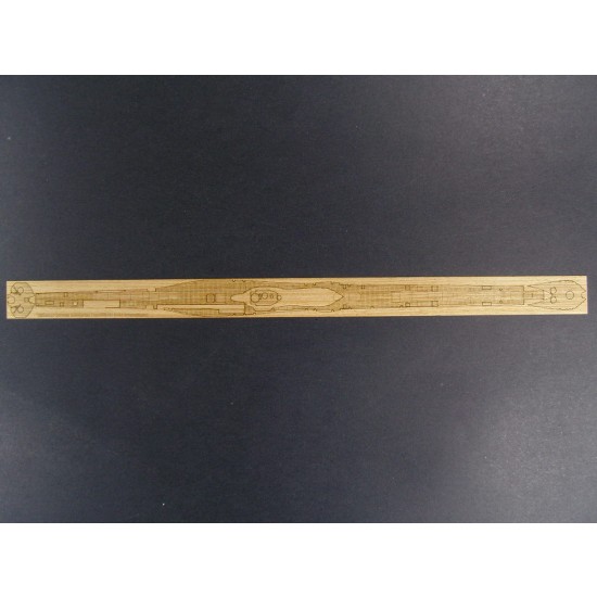 1/144 German Submarine Type VIIC/41 Wooden Deck for Revell kit #05100 1/144 German Submarine Type VIIC/41 Wooden Deck for Revell kit #05100