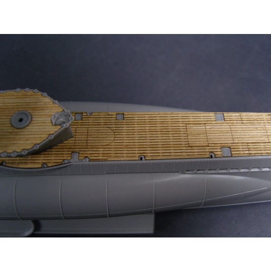 1/144 German Submarine Type VIIC/41 Wooden Deck for Revell kit #05100 1/144 German Submarine Type VIIC/41 Wooden Deck for Revell kit #05100
