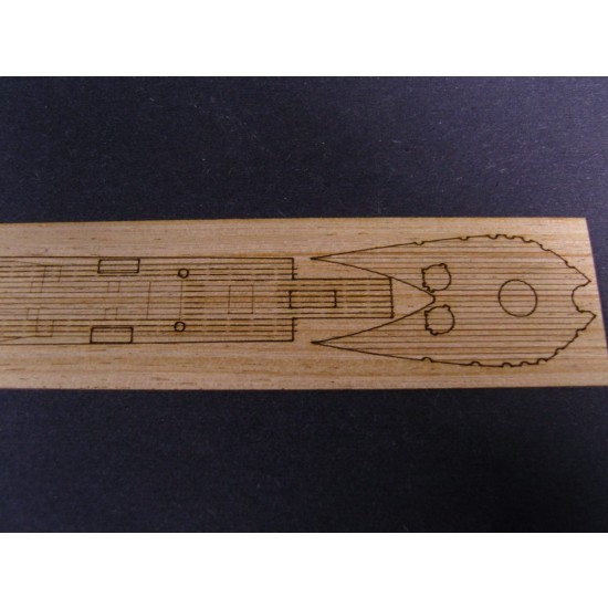 1/144 German Submarine Type VIIC/41 Wooden Deck for Revell kit #05100 1/144 German Submarine Type VIIC/41 Wooden Deck for Revell kit #05100
