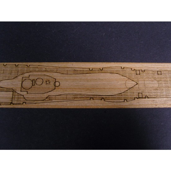 1/144 German Submarine Type VIIC/41 Wooden Deck for Revell kit #05100 1/144 German Submarine Type VIIC/41 Wooden Deck for Revell kit #05100