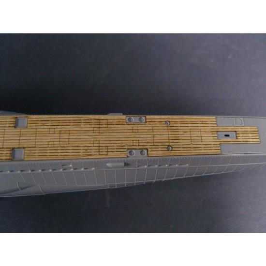 1/144 German Submarine Type VIIC/41 Wooden Deck for Revell kit #05100 1/144 German Submarine Type VIIC/41 Wooden Deck for Revell kit #05100