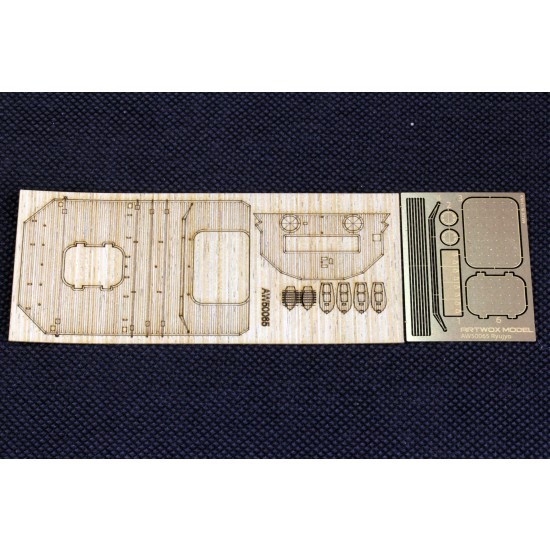 Chibimaru Ship Ryujo Wooden Deck for Fujimi kit #422046 Chibimaru Ship Ryujo Wooden Deck for Fujimi kit #422046