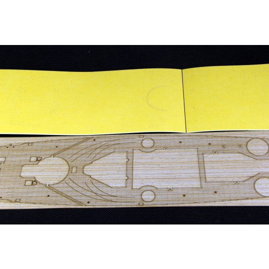 1/350 French Dunkirk Dunkerque Wooden Deck w/Masking & PE Sheets for Hobby Boss #86506 1/350 French Dunkirk Dunkerque Wooden Deck w/Masking & PE Sheets for Hobby Boss #86506