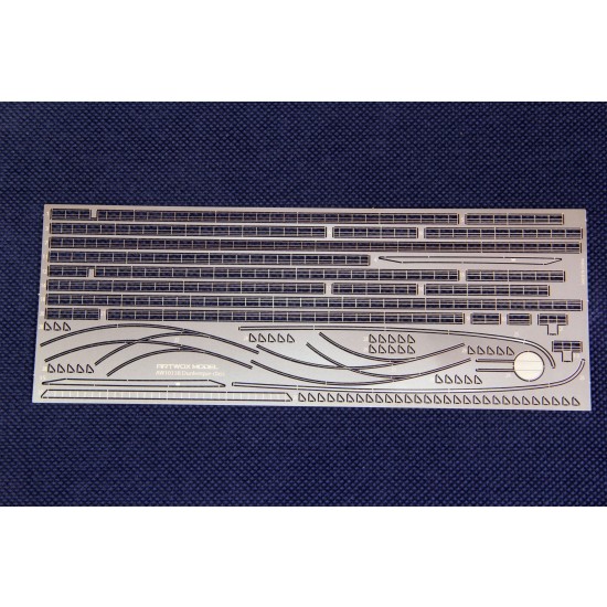 1/350 French Dunkirk Dunkerque Wooden Deck w/Masking & PE Sheets for Hobby Boss #86506 1/350 French Dunkirk Dunkerque Wooden Deck w/Masking & PE Sheets for Hobby Boss #86506