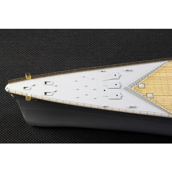 1/350 French Dunkirk Dunkerque Wooden Deck w/Masking & PE Sheets for Hobby Boss #86506 1/350 French Dunkirk Dunkerque Wooden Deck w/Masking & PE Sheets for Hobby Boss #86506