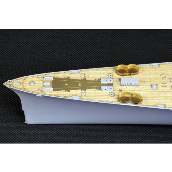 1/350 USS Alaska CB-1 Wooden Deck w/Masking & PE Sheets for Hobby Boss #86513 1/350 USS Alaska CB-1 Wooden Deck w/Masking & PE Sheets for Hobby Boss #86513