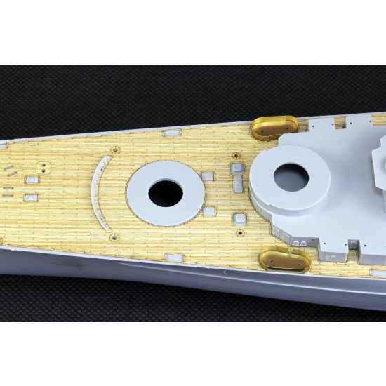 1/350 USS Alaska CB-1 Wooden Deck w/Masking & PE Sheets for Hobby Boss #86513 1/350 USS Alaska CB-1 Wooden Deck w/Masking & PE Sheets for Hobby Boss #86513