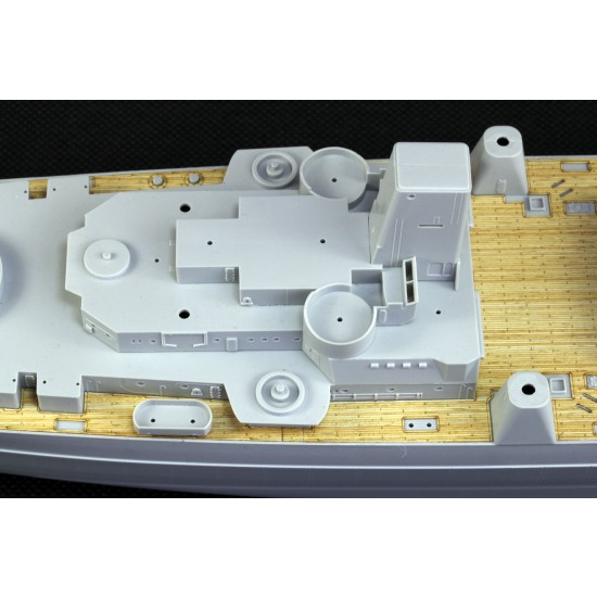 1/350 USS Alaska CB-1 Wooden Deck w/Masking & PE Sheets for Hobby Boss #86513 1/350 USS Alaska CB-1 Wooden Deck w/Masking & PE Sheets for Hobby Boss #86513