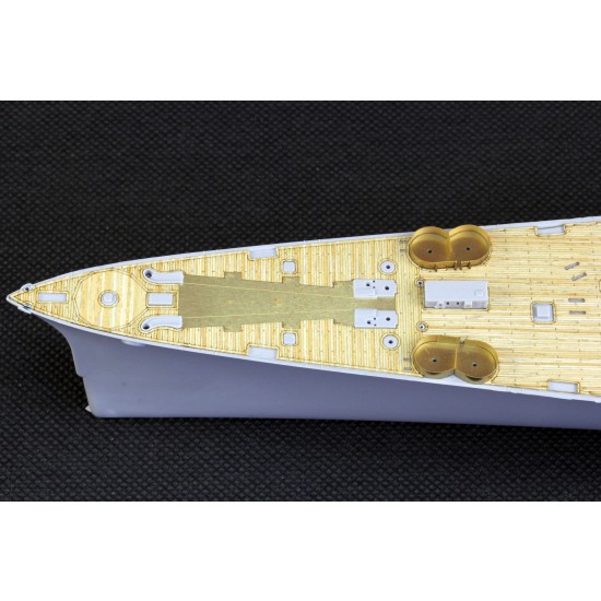 1/350 USS Alaska CB-1 Wooden Deck w/Masking & PE Sheets for Hobby Boss #86513 1/350 USS Alaska CB-1 Wooden Deck w/Masking & PE Sheets for Hobby Boss #86513