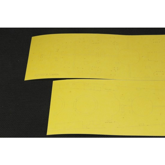 1/350 USS Alaska CB-1 Deck Masking Sheet for Hobby Boss #86513 1/350 USS Alaska CB-1 Deck Masking Sheet for Hobby Boss #86513