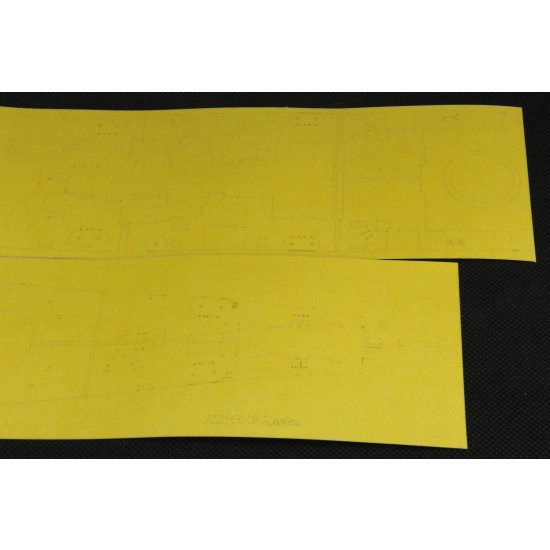 1/350 USS Alaska CB-1 Deck Masking Sheet for Hobby Boss #86513 1/350 USS Alaska CB-1 Deck Masking Sheet for Hobby Boss #86513