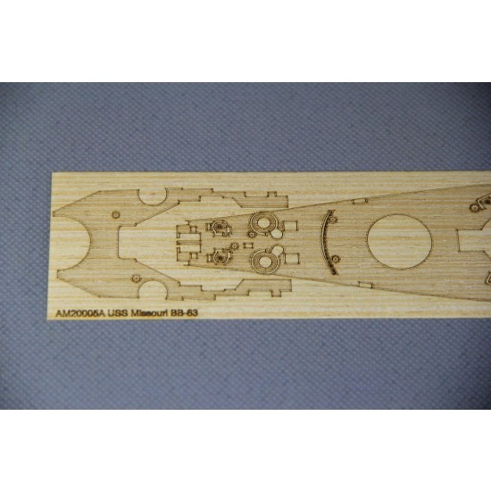 1/700 USS Missouri BB-63 Wooden Deck w/Masking Sheet & Photoetch for Tamiya 31613 kit 1/700 USS Missouri BB-63 Wooden Deck w/Masking Sheet & Photoetch for Tamiya 31613 kit