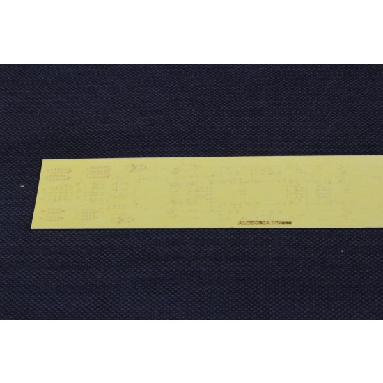 1/700 Japanese Navy Battleship Mikasa Deck Masking Sheet for Hasegawa #43170 1/700 Japanese Navy Battleship Mikasa Deck Masking Sheet for Hasegawa #43170