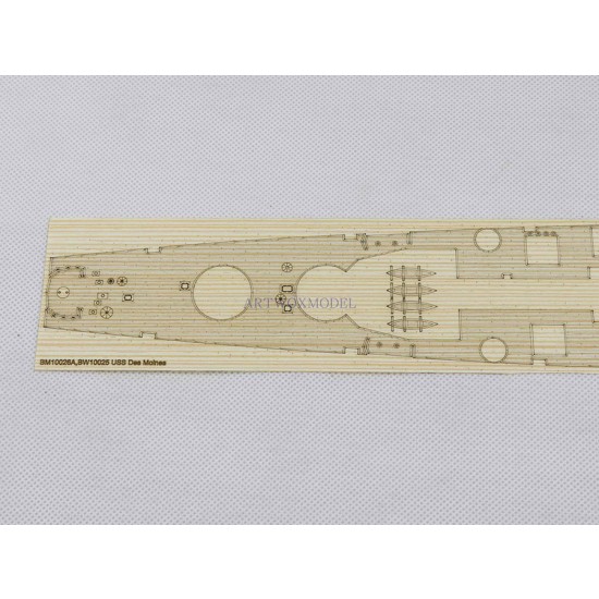 1/350 USS Des Moines CA-134 Wooden Deck, Masking, PE for Very Fire #VF350918