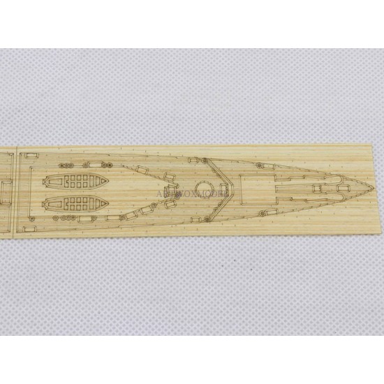 1/350 HMS Calcutta Wooden Deck, Masking, Planking Masking PE for Trumpeter kit #05362