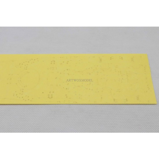 1/400 USS Missouri BB-63 Wooden Deck w/Masking Sheets & PE for Academy kit #14401 1/400 USS Missouri BB-63 Wooden Deck w/Masking Sheets & PE for Academy kit #14401