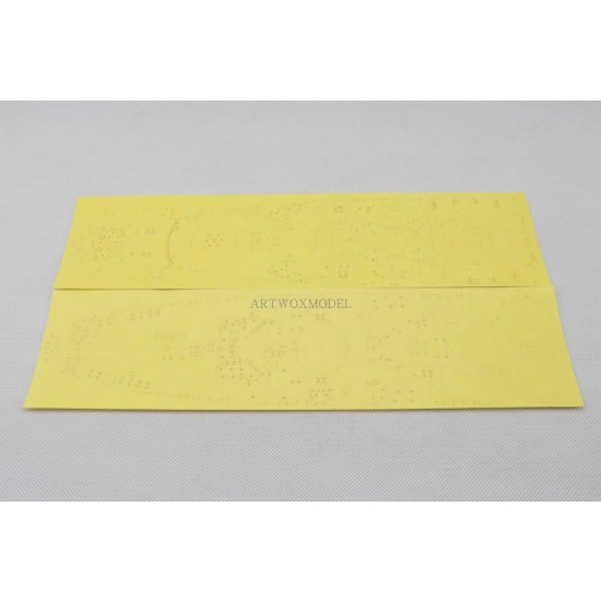 1/400 USS Missouri BB-63 Wooden Deck w/Masking Sheets & PE for Academy kit #14401 1/400 USS Missouri BB-63 Wooden Deck w/Masking Sheets & PE for Academy kit #14401