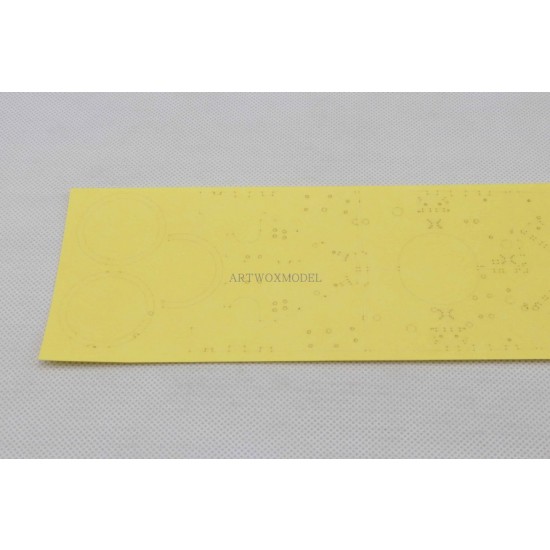 1/400 USS Missouri BB-63 Wooden Deck w/Masking Sheets & PE for Academy kit #14401 1/400 USS Missouri BB-63 Wooden Deck w/Masking Sheets & PE for Academy kit #14401