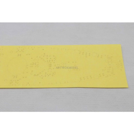 1/400 USS Missouri BB-63 Wooden Deck w/Masking Sheets & PE for Academy kit #14401 1/400 USS Missouri BB-63 Wooden Deck w/Masking Sheets & PE for Academy kit #14401