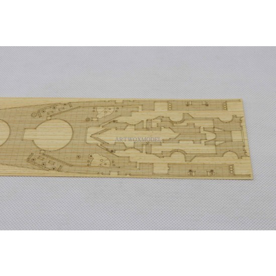 1/400 USS Missouri BB-63 Wooden Deck w/Masking Sheets & PE for Academy kit #14401 1/400 USS Missouri BB-63 Wooden Deck w/Masking Sheets & PE for Academy kit #14401