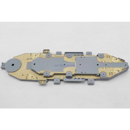 1/400 USS Missouri BB-63 Wooden Deck w/Masking Sheets & PE for Academy kit #14401 1/400 USS Missouri BB-63 Wooden Deck w/Masking Sheets & PE for Academy kit #14401