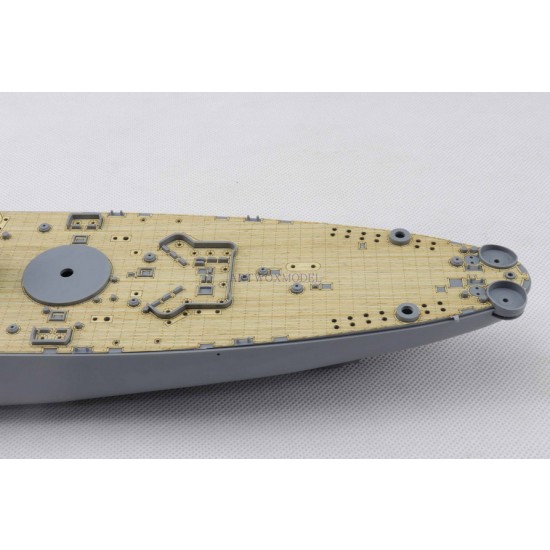 1/400 USS Missouri BB-63 Wooden Deck w/Masking Sheets & PE for Academy kit #14401 1/400 USS Missouri BB-63 Wooden Deck w/Masking Sheets & PE for Academy kit #14401
