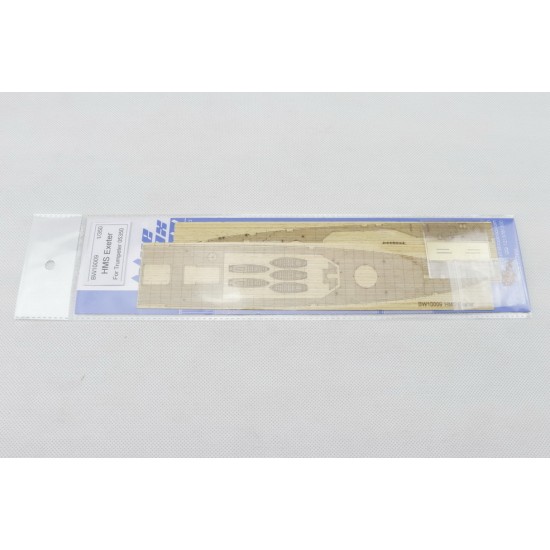 1/350 HMS Exeter Wooden Deck w/PE for Trumpeter kit #05350 1/350 HMS Exeter Wooden Deck w/PE for Trumpeter kit #05350