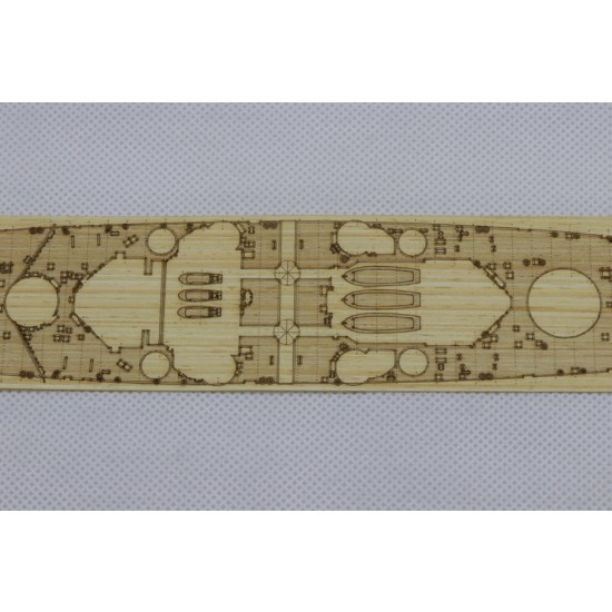 1/700 HMS Prince of Wales 1941.12 Wooden Deck for Flyhawk kit #FH1117S
