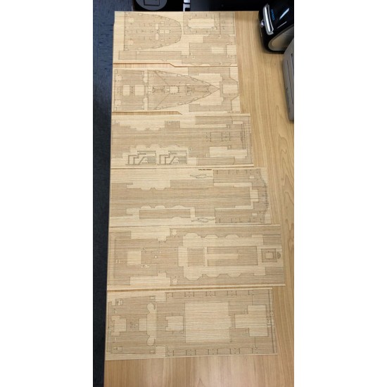 1/200 RMS Titanic Wooden Deck w/PE for Trumpeter kit #03719 1/200 RMS Titanic Wooden Deck w/PE for Trumpeter kit #03719