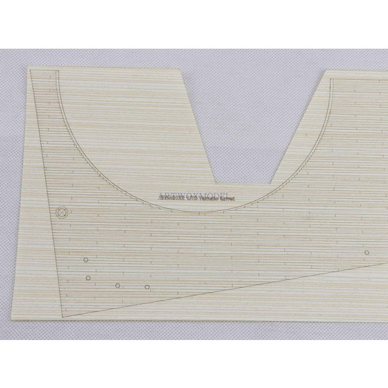 1/72 Yamato Type 94 46cm Gun Main Turret No.2 Wooden Deck for Takom #5010 1/72 Yamato Type 94 46cm Gun Main Turret No.2 Wooden Deck for Takom #5010