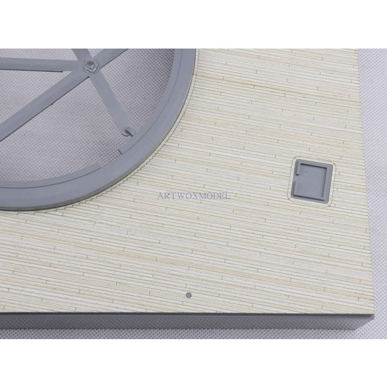 1/72 Yamato Type 94 46cm Gun Main Turret No.2 Wooden Deck for Takom #5010 1/72 Yamato Type 94 46cm Gun Main Turret No.2 Wooden Deck for Takom #5010