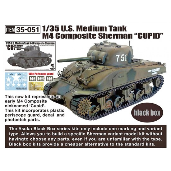 1/35 US Medium Tank M4 Composite Sherman Cupid 1/35 US Medium Tank M4 Composite Sherman Cupid