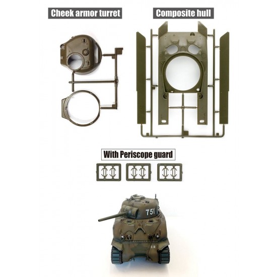 1/35 US Medium Tank M4 Composite Sherman Cupid 1/35 US Medium Tank M4 Composite Sherman Cupid