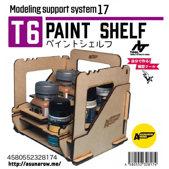 Paint Shelf T6 for Wilder, AK Pigment Bottles etc. Paint Shelf T6 for Wilder, AK Pigment Bottles etc.