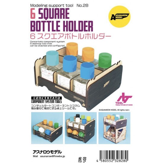 6 Square Bottle Holder 6 Square Bottle Holder