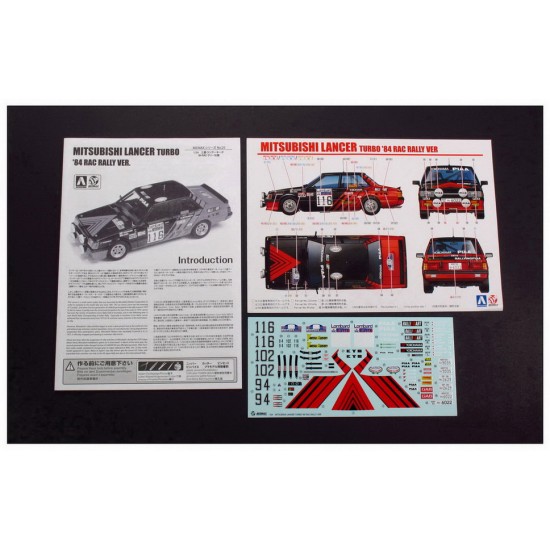 1/24 Mitsubishi Lancer Turbo 1/24 Mitsubishi Lancer Turbo