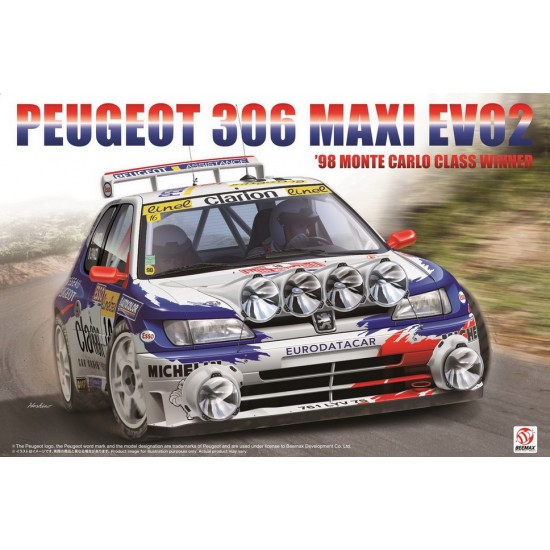 1/24 Peugeot 306 Maxi Evo2 98 Monte Carlo Rally Class Winner 1/24 Peugeot 306 Maxi Evo2 98 Monte Carlo Rally Class Winner