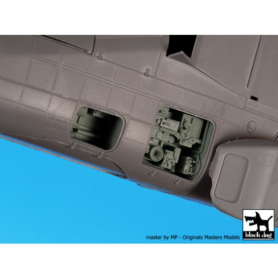 1/35 AH-64 Apache Attack Helicopter Super Detail Set for Takom kits 1/35 AH-64 Apache Attack Helicopter Super Detail Set for Takom kits