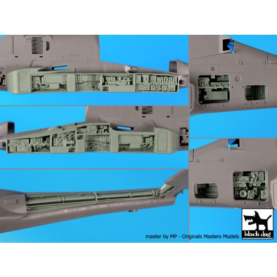 1/35 AH-64 Apache Attack Helicopter Super Detail Set for Takom kits 1/35 AH-64 Apache Attack Helicopter Super Detail Set for Takom kits