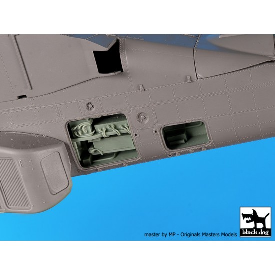 1/35 AH-64 Apache Attack Helicopter Super Detail Set for Takom kits 1/35 AH-64 Apache Attack Helicopter Super Detail Set for Takom kits