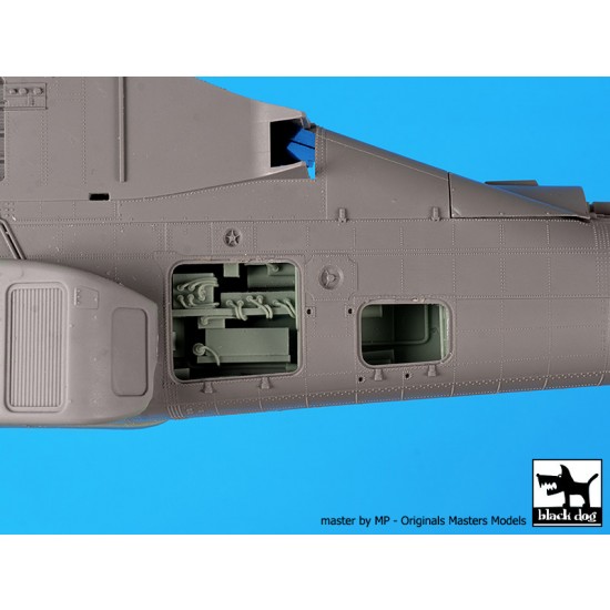 1/35 AH-64 Apache Attack Helicopter Super Detail Set for Takom kits 1/35 AH-64 Apache Attack Helicopter Super Detail Set for Takom kits
