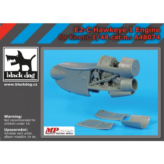 1/48 Northrop Grumman E-2 C Hawkeye 1 Engine for Kinetic kits 1/48 Northrop Grumman E-2 C Hawkeye 1 Engine for Kinetic kits