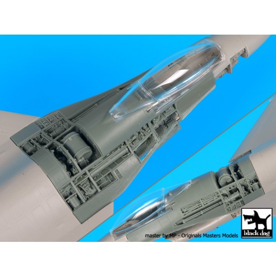 1/48 General Dynamics F-16 C Electronics 2 & Canon for Tamiya kits 1/48 General Dynamics F-16 C Electronics 2 & Canon for Tamiya kits