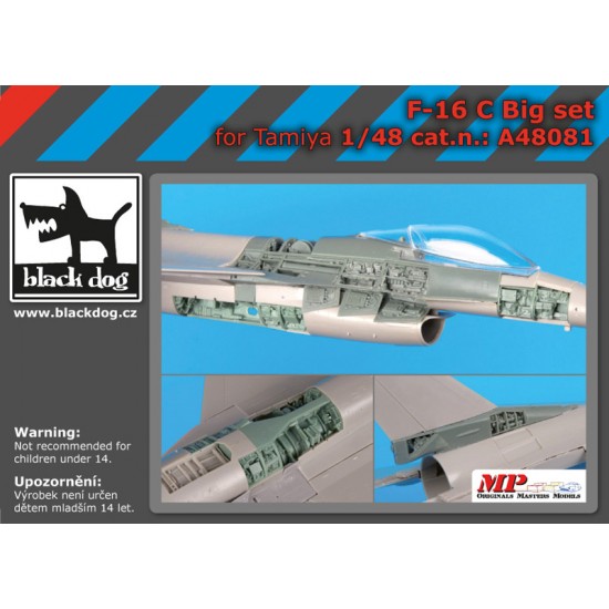 1/48 General Dynamics F-16 C Super Detail Set for Tamiya kits 1/48 General Dynamics F-16 C Super Detail Set for Tamiya kits